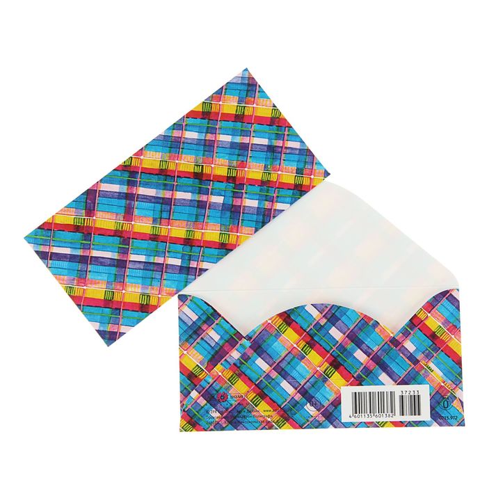 Конверт для денег "Универсальный" орнамент, полосы