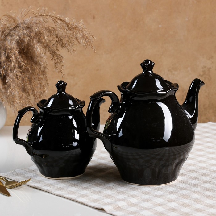 Чайная пара "Ландыш" черный 2 л/1 л