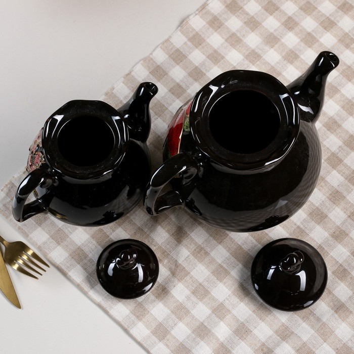 Чайная пара "Ландыш" черный 2 л/1 л