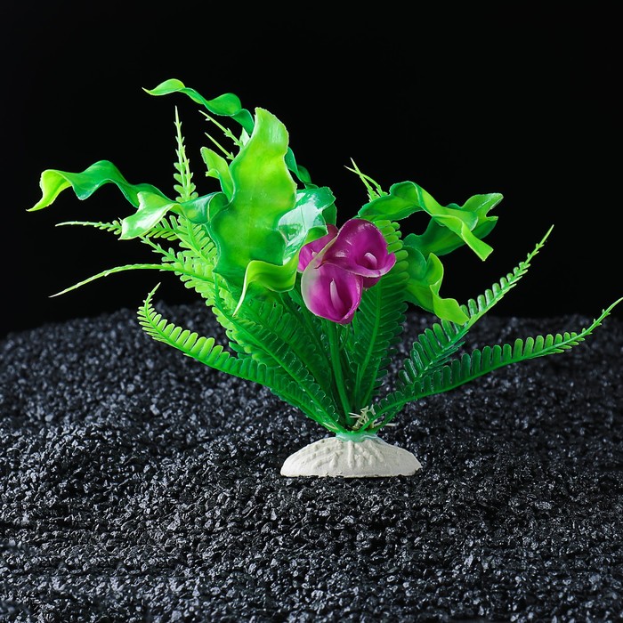 Растение искусственное аквариумное, 20 х 10 х 20 см