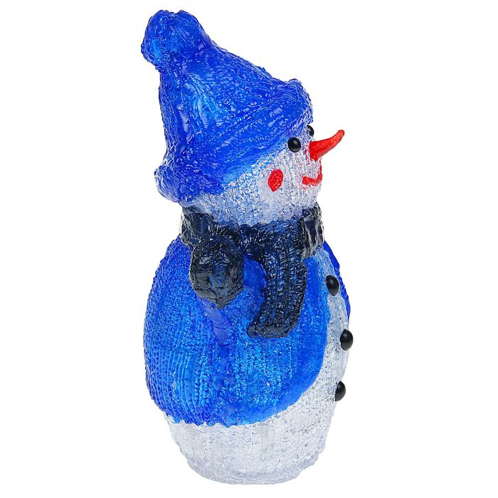 Фигура акрил. "Снеговик" 21х13х29 см, контроллер с димером, 40 LED, 220V