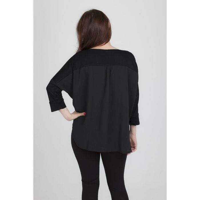 Блузка для беременных 2281, цвет черный, размер 56, рост 170