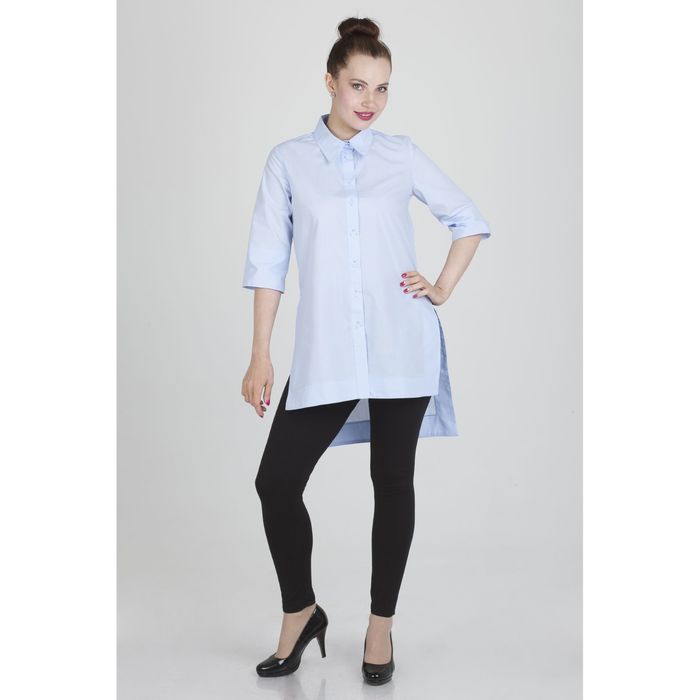 Блуза женская 17247 С+, размер 54, рост 168, цвет голубой