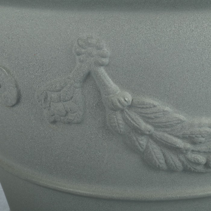 Ваза декоративная 162 л "Виола 1", цвет серебристый металлик