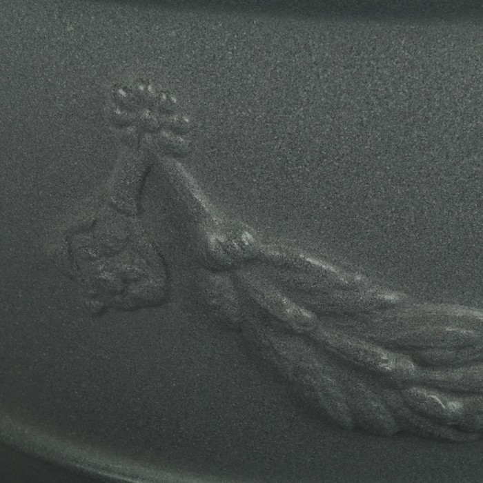 Ваза декоративная 80 л "Виола 2", цвет серебристый металлик