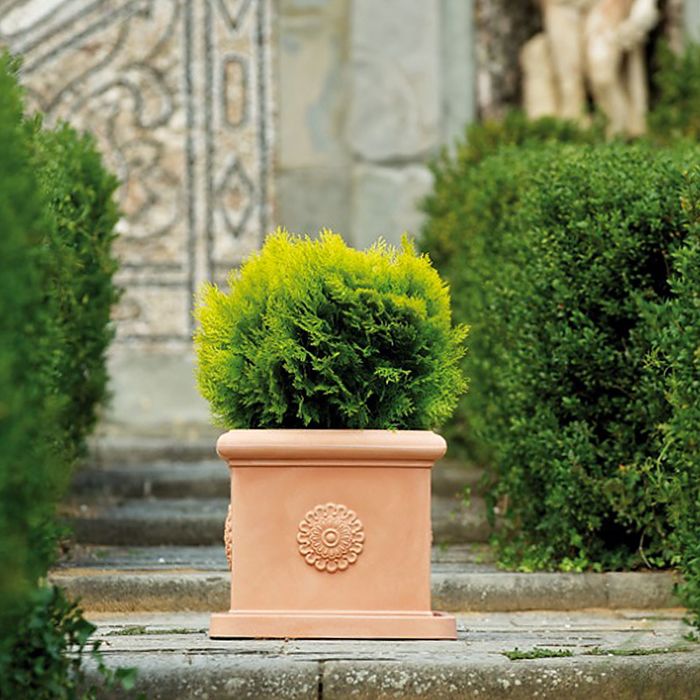 Ваза декоративная 30 л "Византия", цвет терракотовый