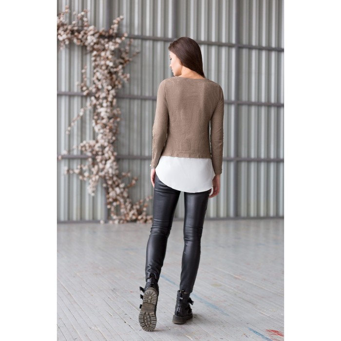 Джемпер женский, цвет мускат, рост 158-164, размер 42 (арт. 5792)