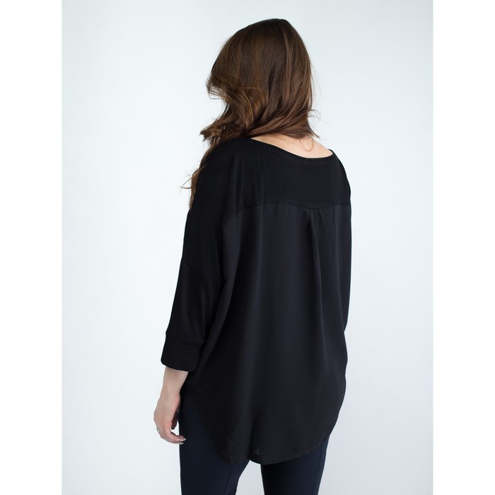 Блузка для беременных 2281, цвет черный, размер 54, рост 170