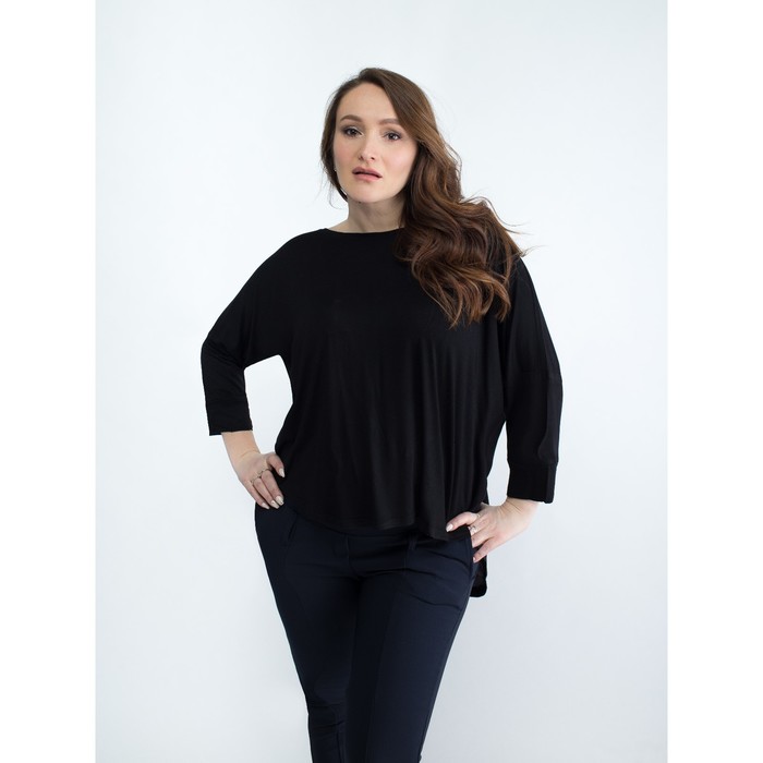Блузка для беременных 2281, цвет черный, размер 54, рост 170