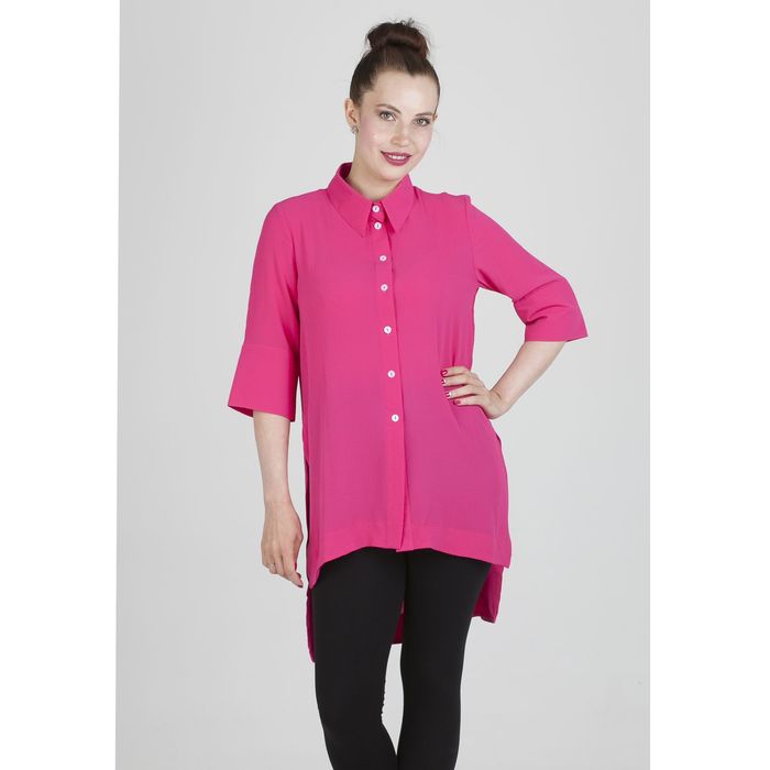 Блуза женская 17247 С+, размер 52, рост 168, цвет фуксия