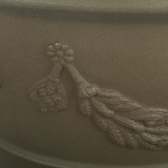 Ваза декоративная 80 л "Виола 2", цвет бронзовый