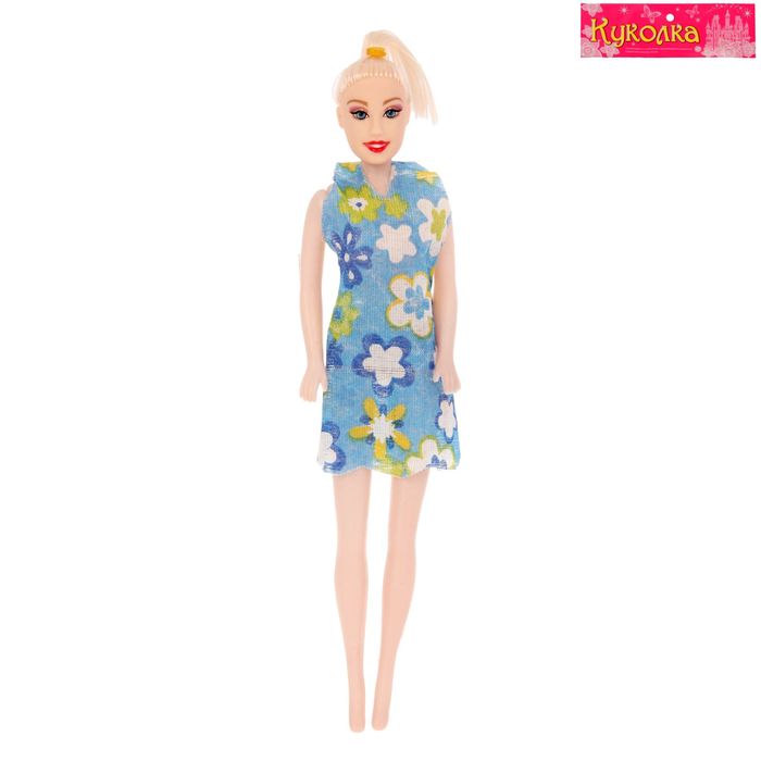 Кукла модель "Полина", в коктейльном платье, МИКС