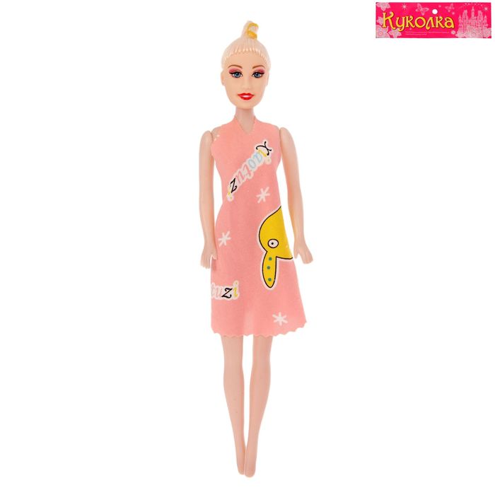 Кукла модель "Полина", в коктейльном платье, МИКС