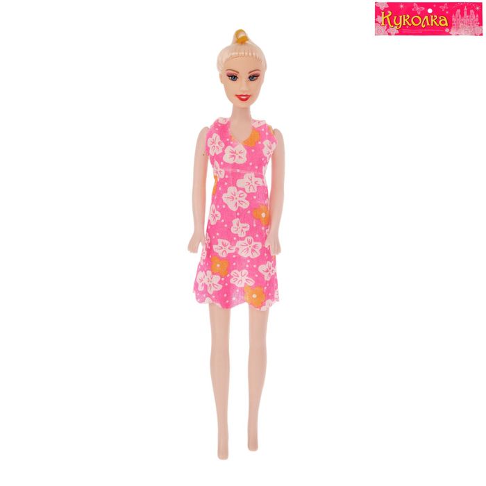 Кукла модель "Полина", в коктейльном платье, МИКС