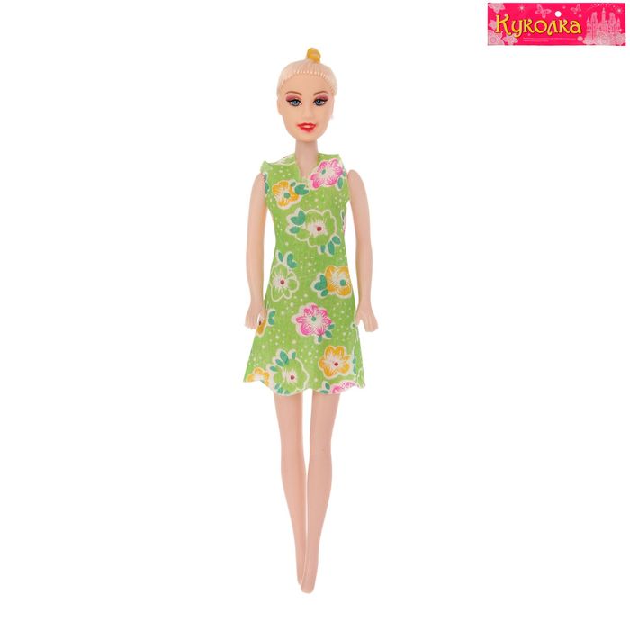 Кукла модель "Полина", в коктейльном платье, МИКС