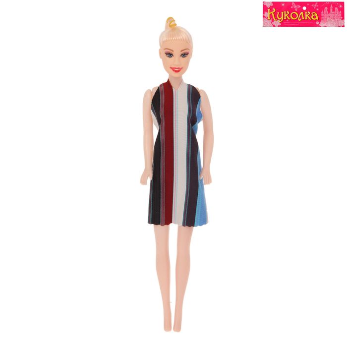 Кукла модель "Полина", в коктейльном платье, МИКС
