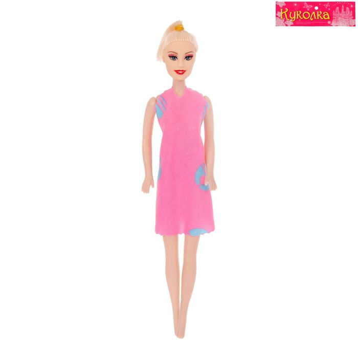 Кукла модель "Полина", в коктейльном платье, МИКС