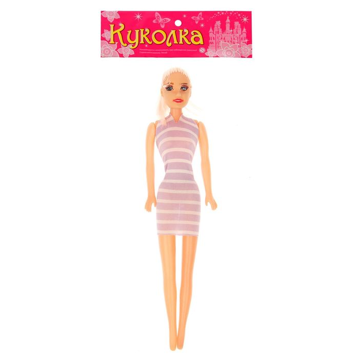 Кукла модель "Полина", в коктейльном платье, МИКС