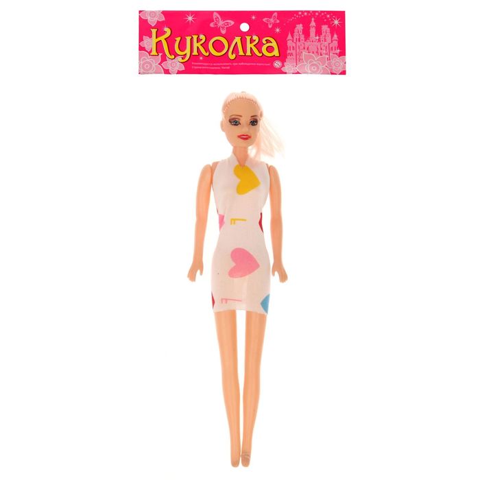 Кукла модель "Полина", в коктейльном платье, МИКС