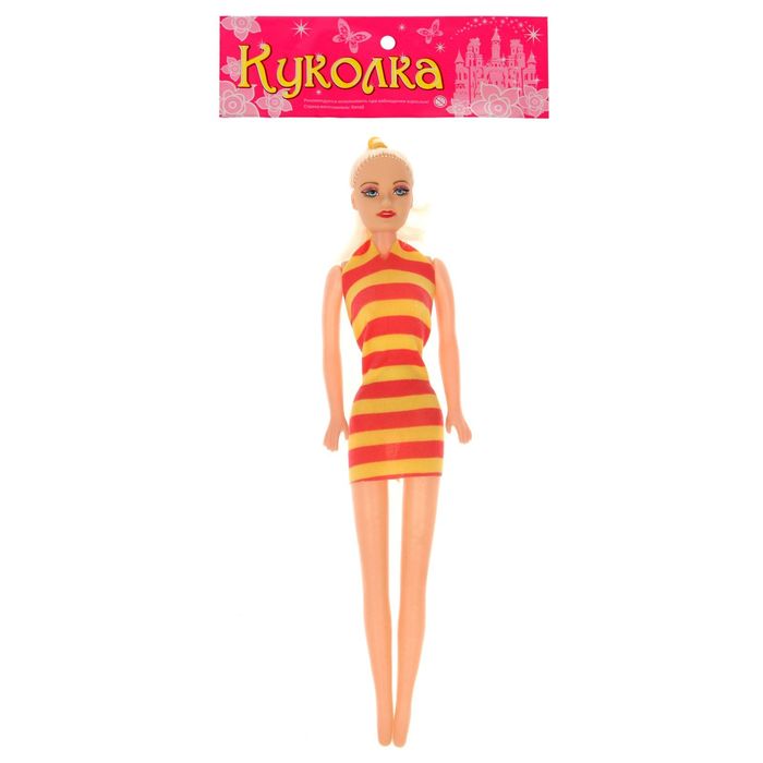 Кукла модель "Полина", в коктейльном платье, МИКС