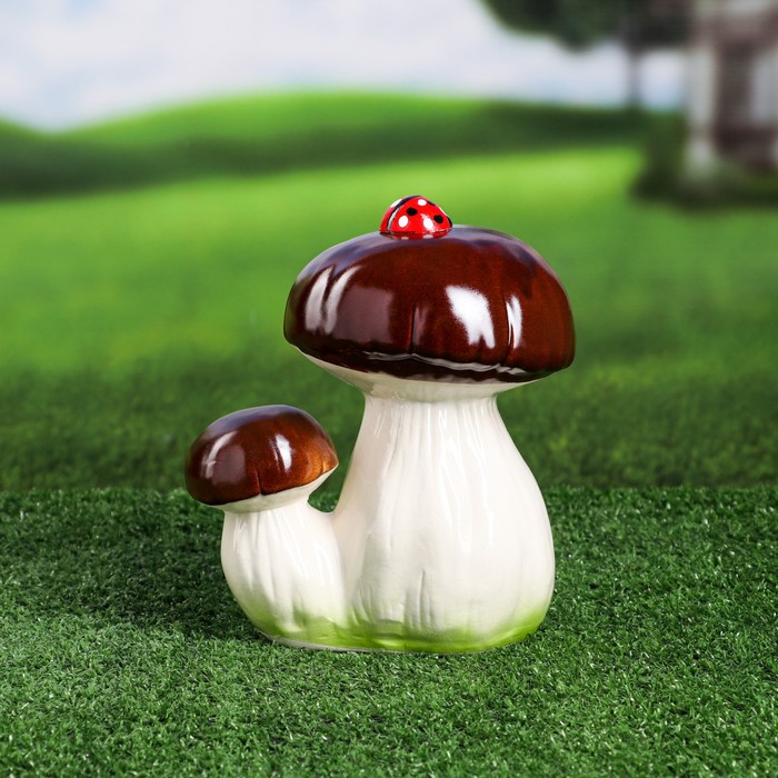 Садовая фигура "Боровик" 2 гриба, микс