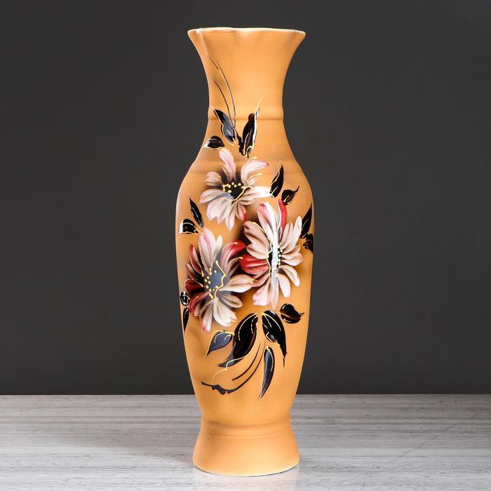 Ваза напольная "Илона" ангоб, цветной