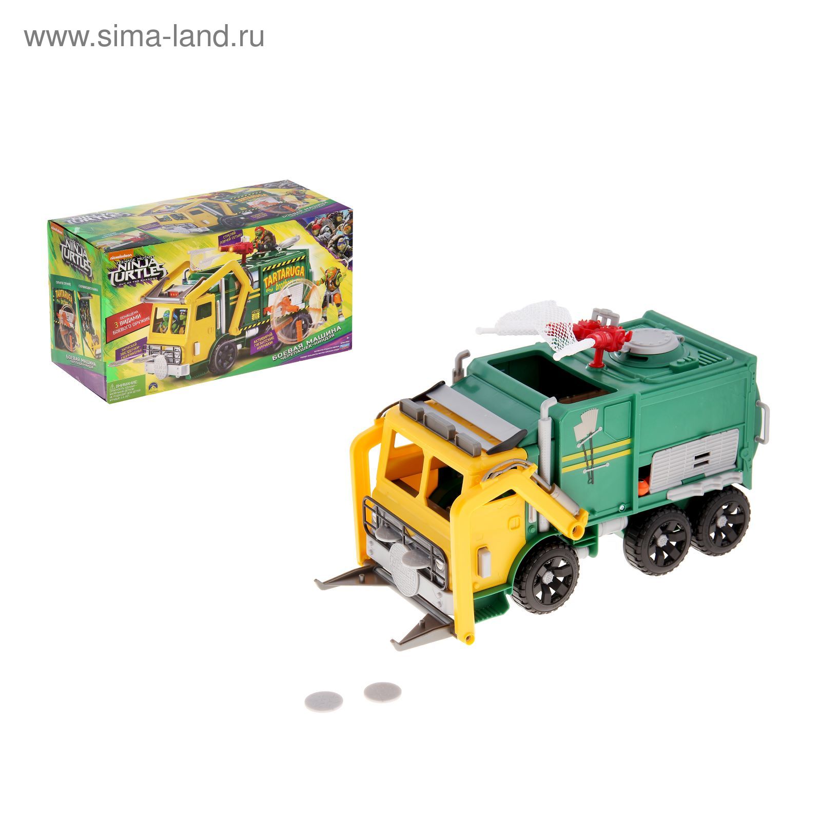 Игрушки Черепашки ниндзя в мусоровозе