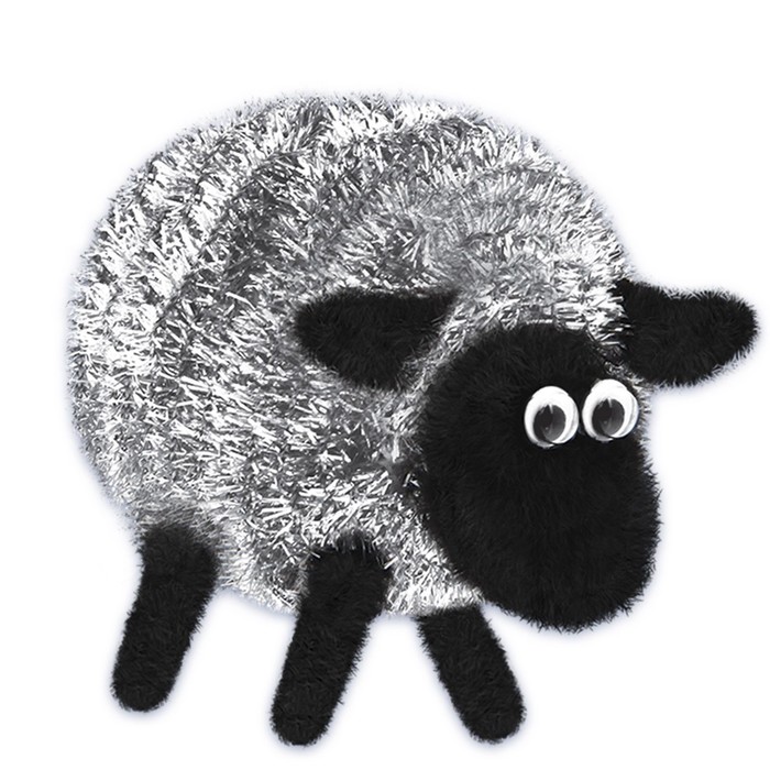 Игрушка из меховых палочек "Пушистик Фло"