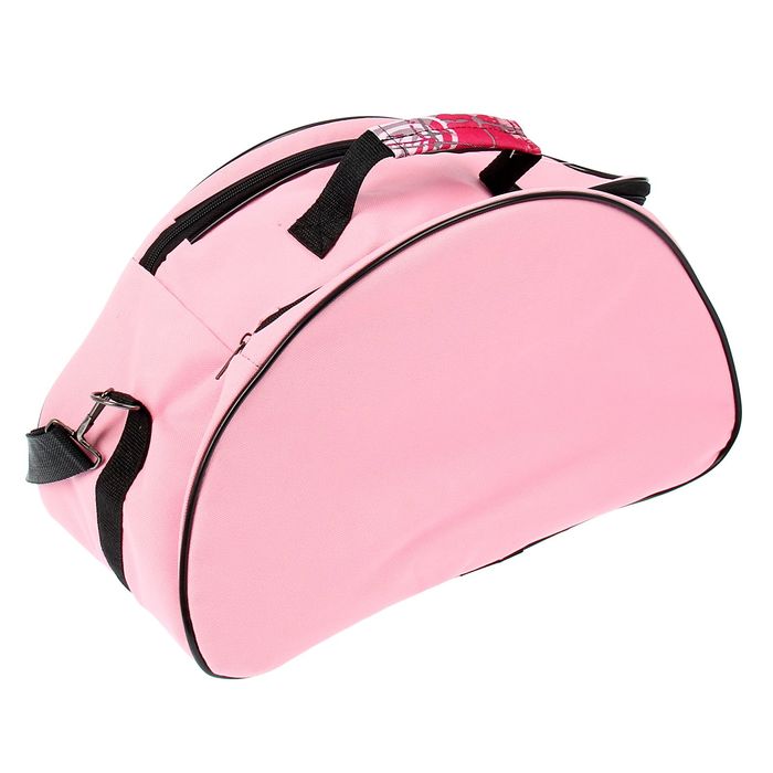 Сумка-переноска полукруглая с люком и сеткой, малая, микс цветов 41 х 20 х 25 см микс цвето