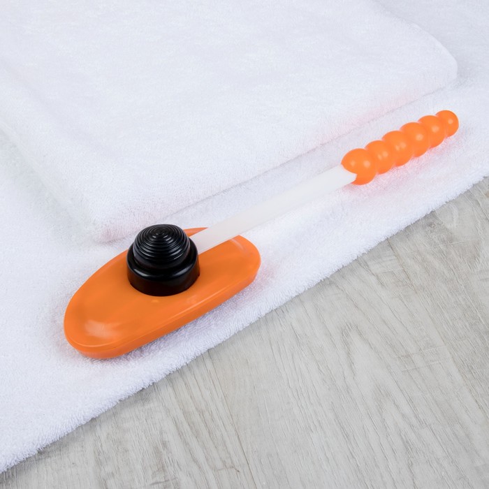 Массажёр универсальный "Овал" на ручке, цвет МИКС