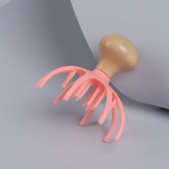 Массажёр универсальный с ручкой, цвет МИКС