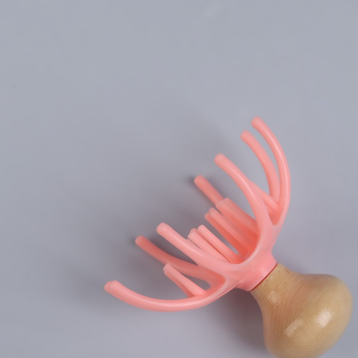 Массажёр универсальный с ручкой, цвет МИКС