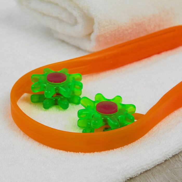 Массажёр для шеи, 4 ролика, цвет МИКС