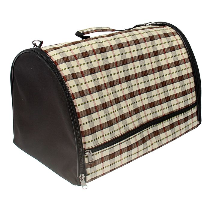 Сумка-переноска жёстким каркасом 45*29*29см А2 микс цветов