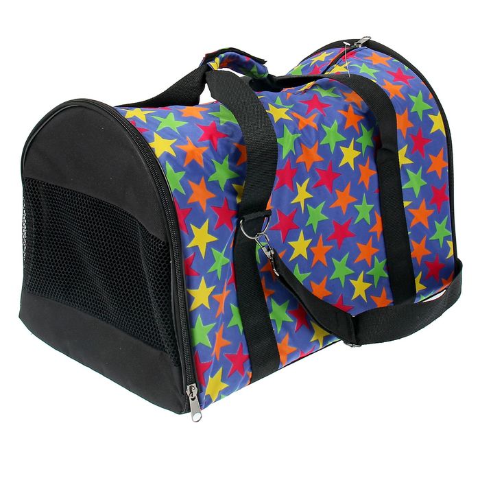 Сумка-переноска жёстким каркасом №3,микс цветов 47 х 29 х 34 см