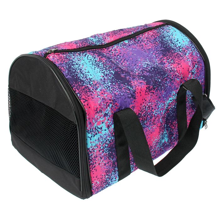 Сумка-переноска жёстким каркасом №3,микс цветов 47 х 29 х 34 см