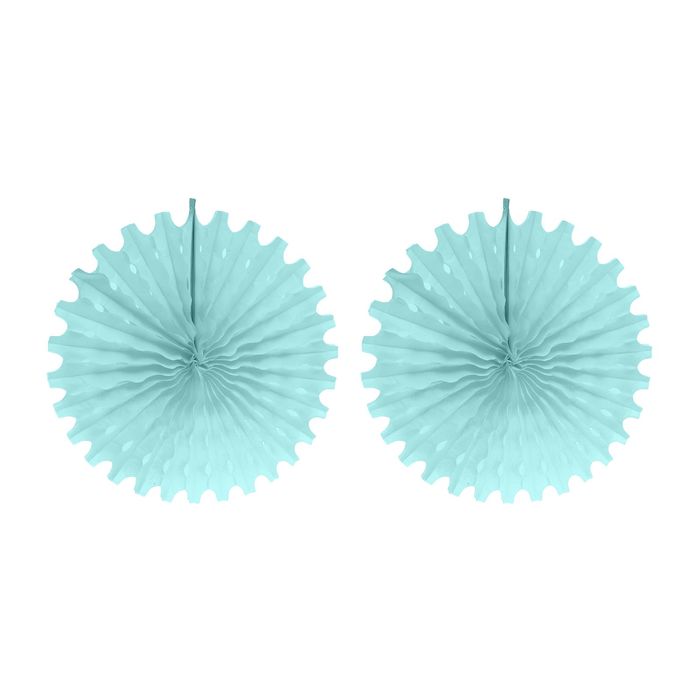 Подвески бумажные "Колёсико", набор 2 шт., цвет голубой, d=50 см