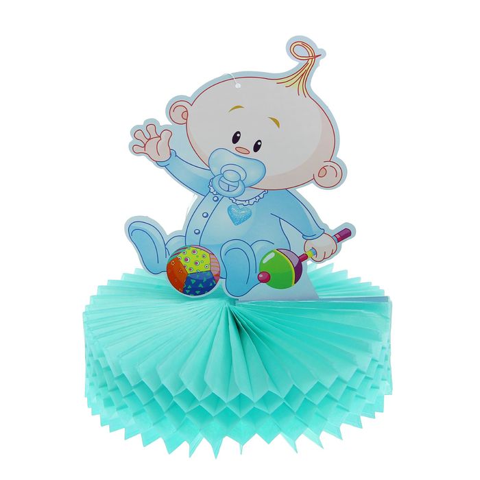 Украшение для стола "Малыш" с погремушкой