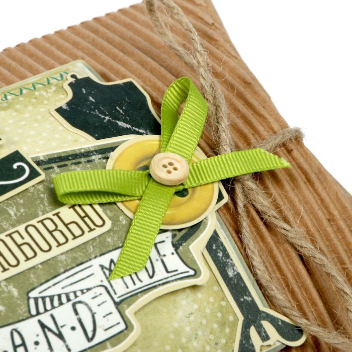 Набор для создания коробки-подушки "Hand made", 14 х19 см