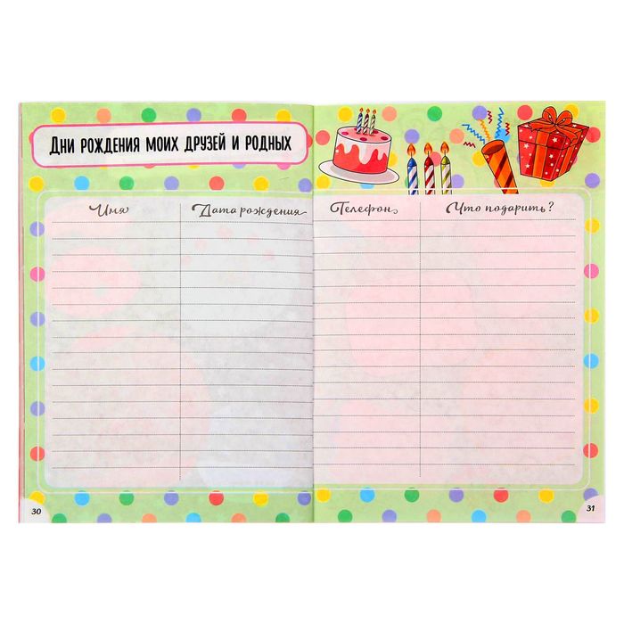 Анкета для девочек "Мои секреты", А5, 32 страницы