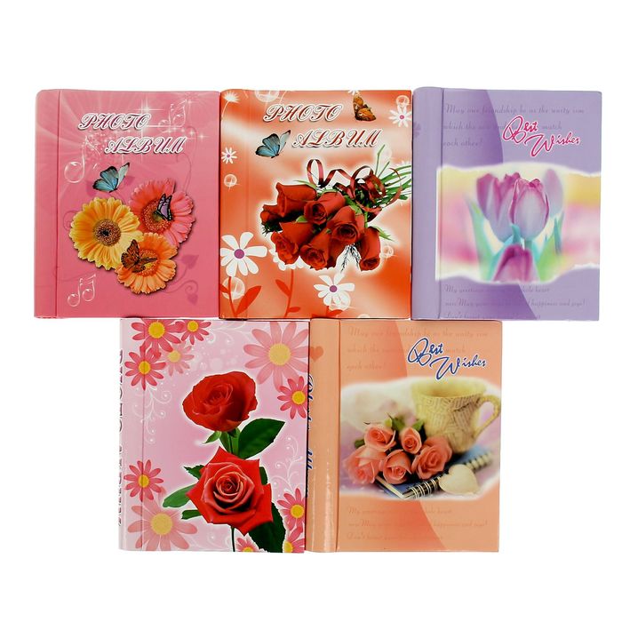 Фотоальбом магнитный на 15 листов "Цветочная феерия", микс