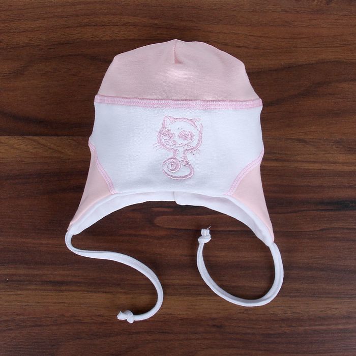 Шапочка для девочки, размер 46-48, цвет МИКС (арт. 8492)