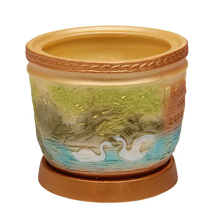 Кашпо цветное, 2,5 л