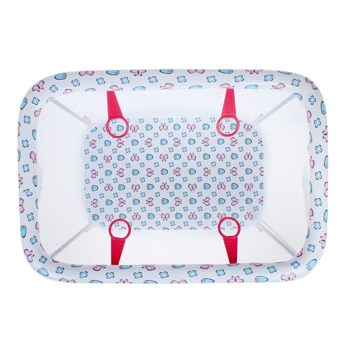 Манеж детский «Фея Классика Экстра», цвет розовый