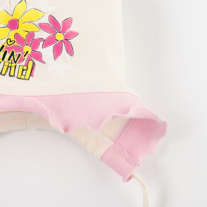 Шапочка для девочки, размер 46-48, цвет МИКС (арт. 8424)