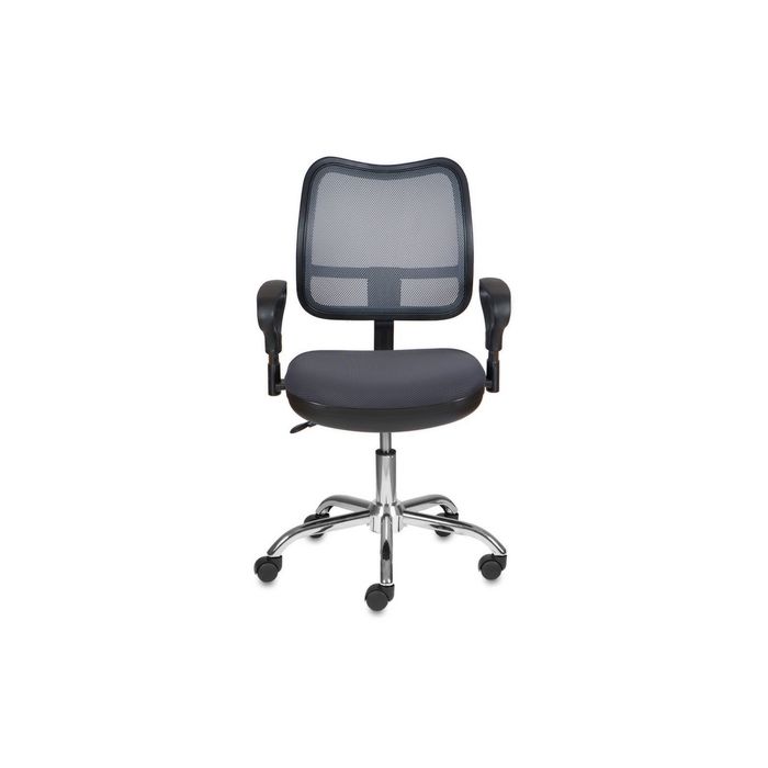 Кресло CH-799SL/DG/TW-12 спинка сетка темно-серый, сиденье серый