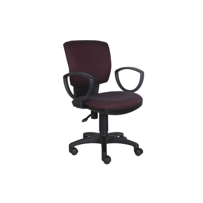 Кресло CH-626AXSN/V-02 бордовый, ромбик черный