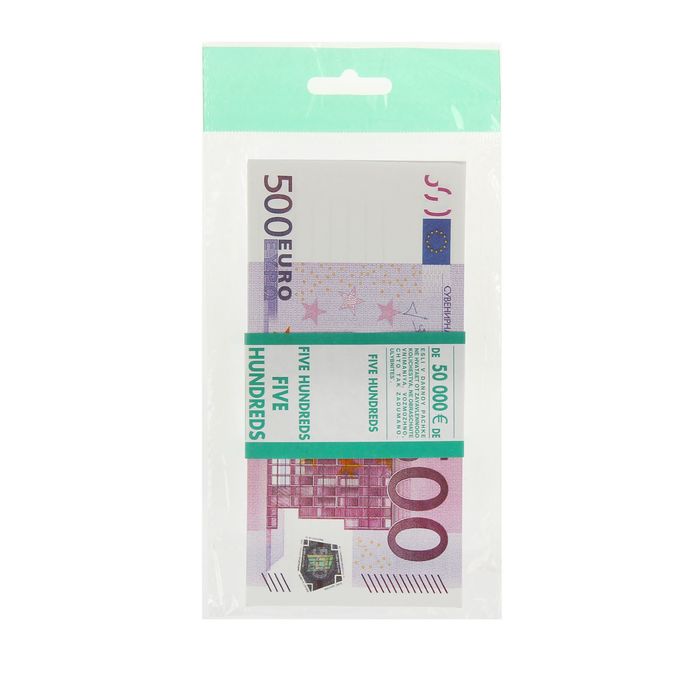 Блокнот для записи 500 евро
