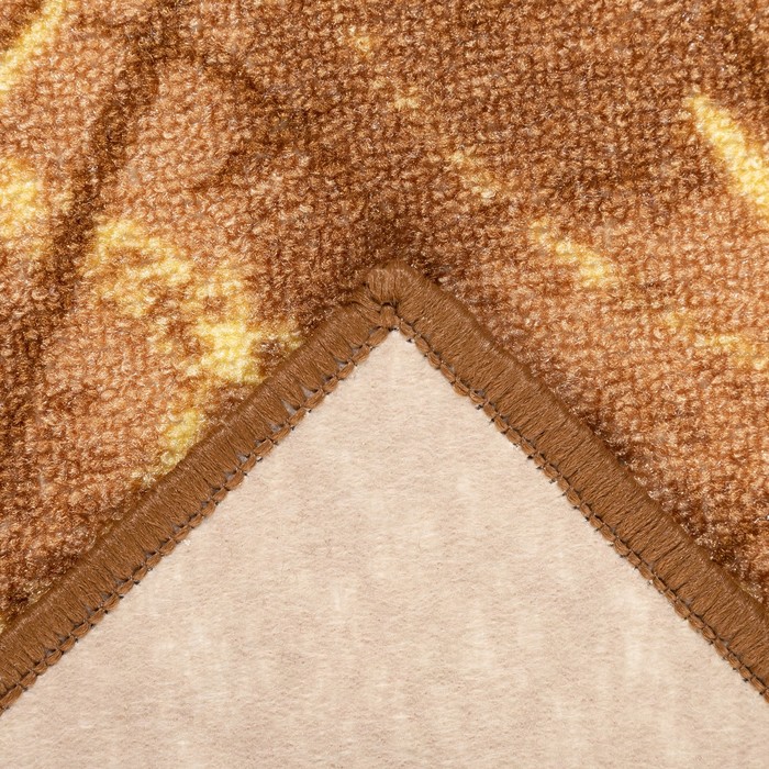 Палас Альфа, размер 200х500 см, цвет бежевый, войлок 195 г/м2