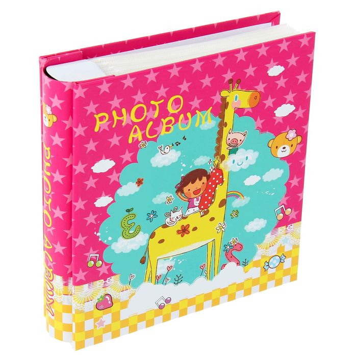 Фотоальбом на 40 фото 10х15 см "Зверинец", микс